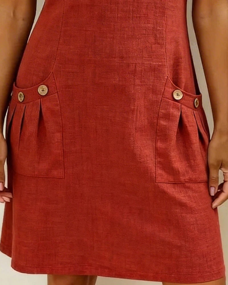 AMMstudio/Vestido de algodón veraniego