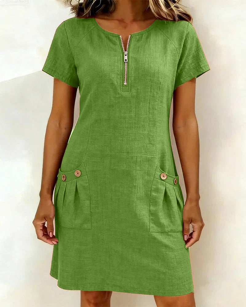 AMMstudio/Vestido de algodón veraniego