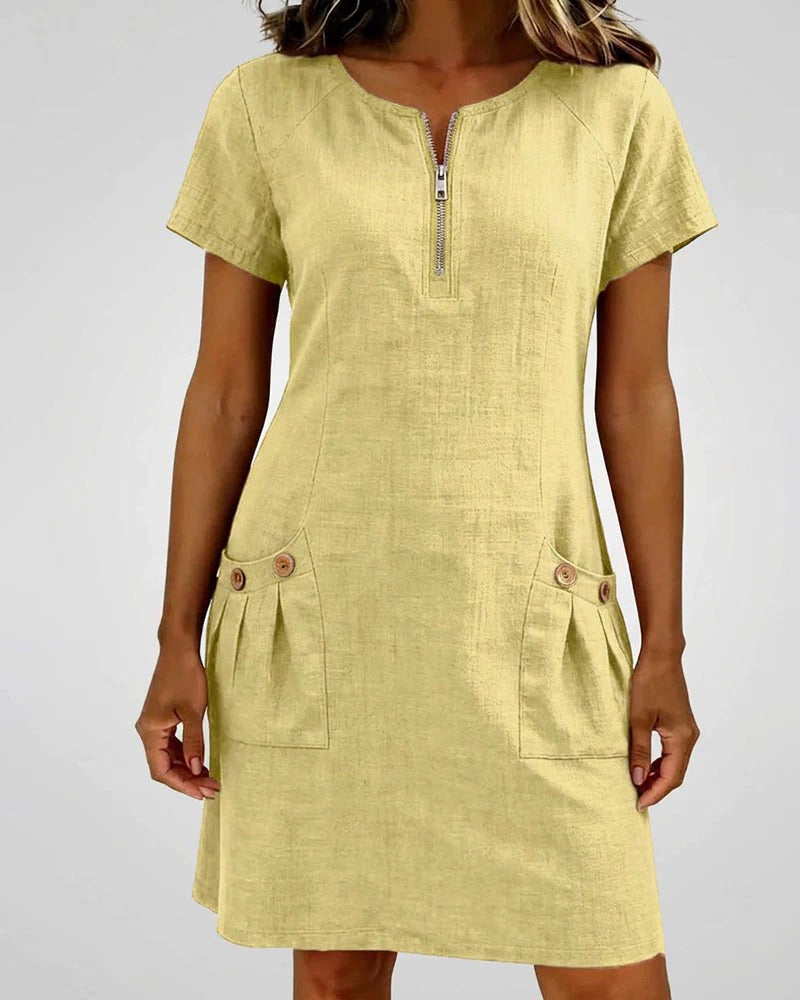 AMMstudio/Vestido de algodón veraniego